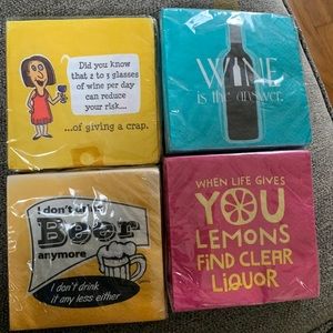 4 set party napkins